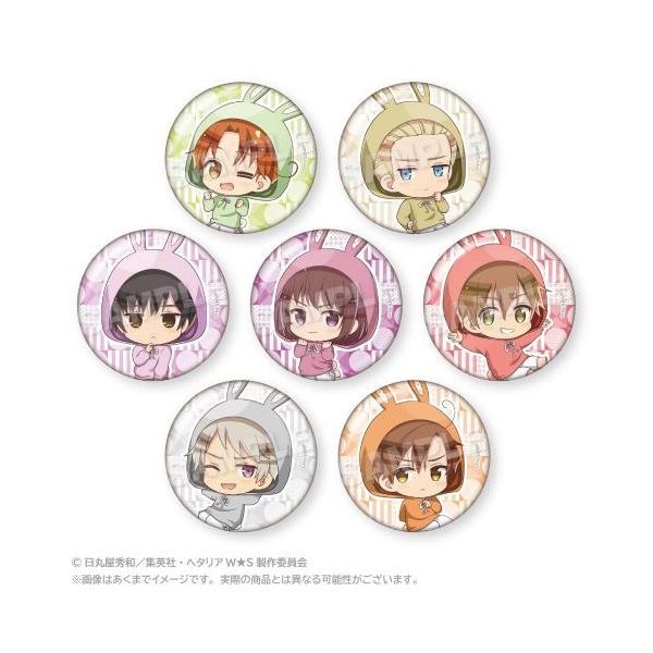 2026/02発売 [グッズ]/ヘタリア World☆Stars トレーディング 缶バッジ