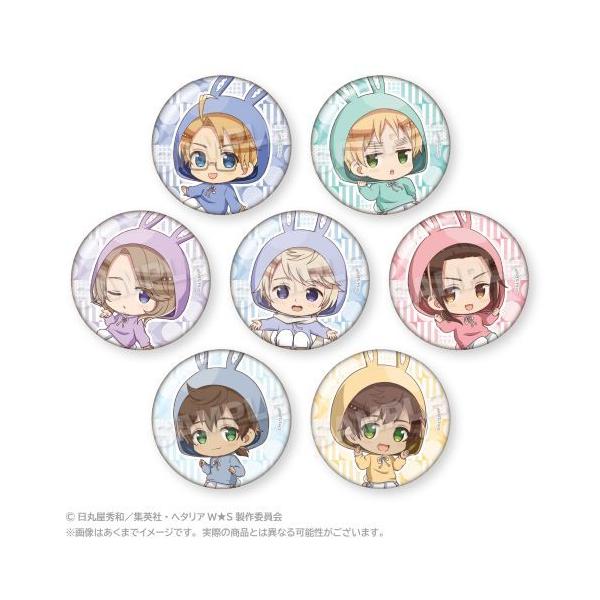 2026/02発売 [グッズ]/ヘタリア World☆Stars トレーディング 缶バッジ