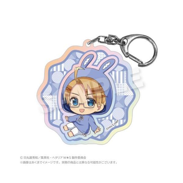 2026/02発売 [グッズ]/ヘタリア World☆Stars ホログラムキーホルダー