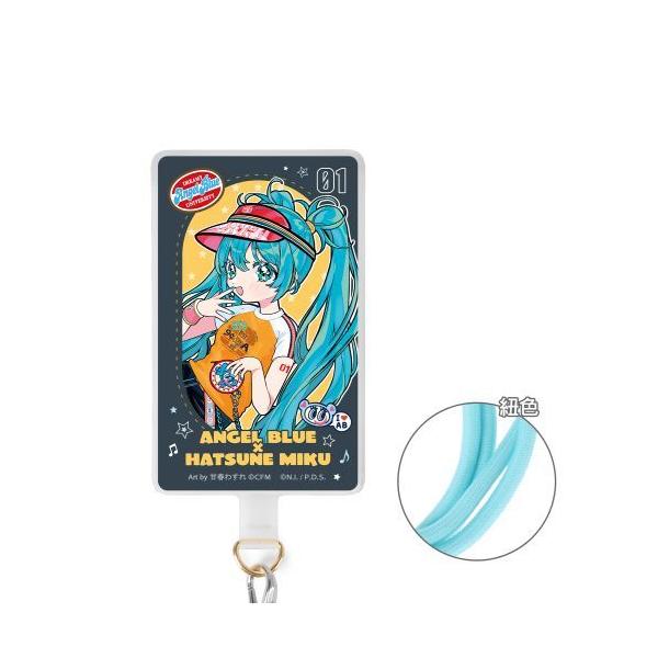 [Release date: March 31, 2026]初音ミク ANGEL BLUE コラボ 描き下ろし 初音ミク Art by 甘春わすれ フォンタブ Ver. B、メディア：GOODS、発売日：2026/03、重量：30g、商品コ...