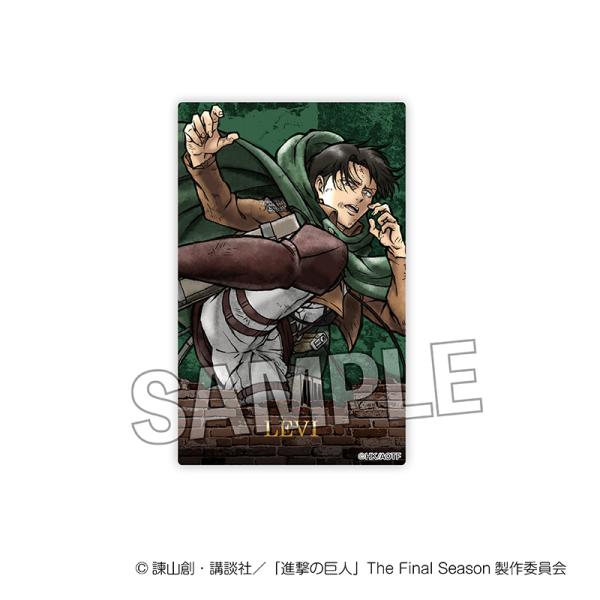 2026/02発売 [グッズ]/進撃の巨人 激高!! アクリルカード リヴァイ