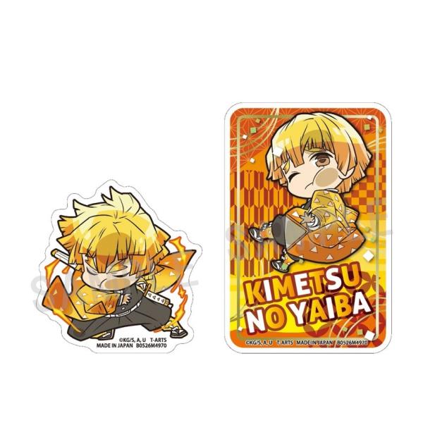 2026/03発売 [グッズ]/ぴた! でふぉめ 鬼滅の刃 ステッカーセット 我妻