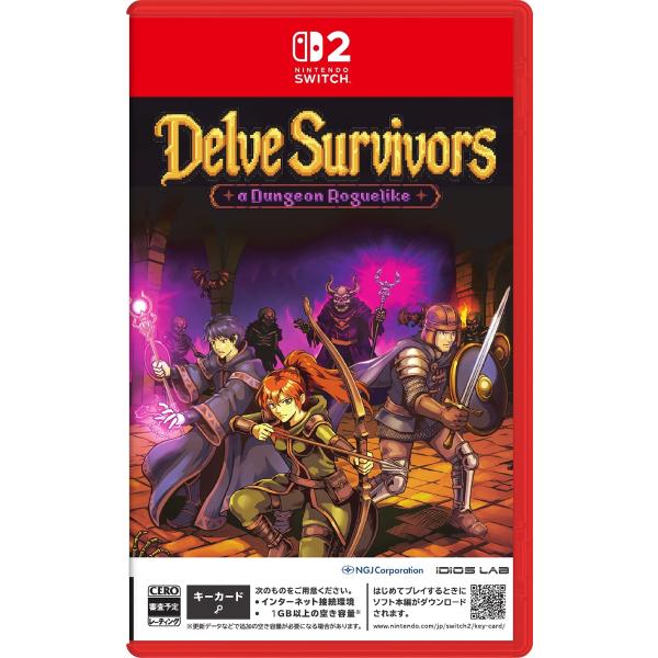 【送料無料】[Nintendo Switch 2]/ゲーム/Delve Survivors: A Dungeon Roguelike（デルヴ・サバイバーズ：ダンジョンローグライク）
