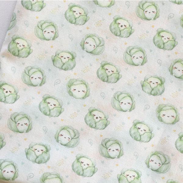 ( コットン ) ベビーキャベツ  コットン |  OEKO-TEX(R)認証の生地【 抗菌防臭加工済 】【 商用利用可 】