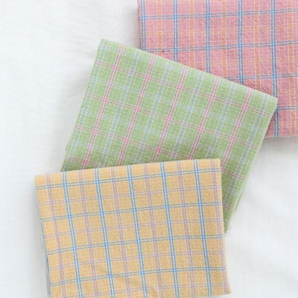 ( コットン ) パステル スウィート チェック コットン  │ 3種類 【 商用利用可 】【 手作り 手芸 チェック 】
