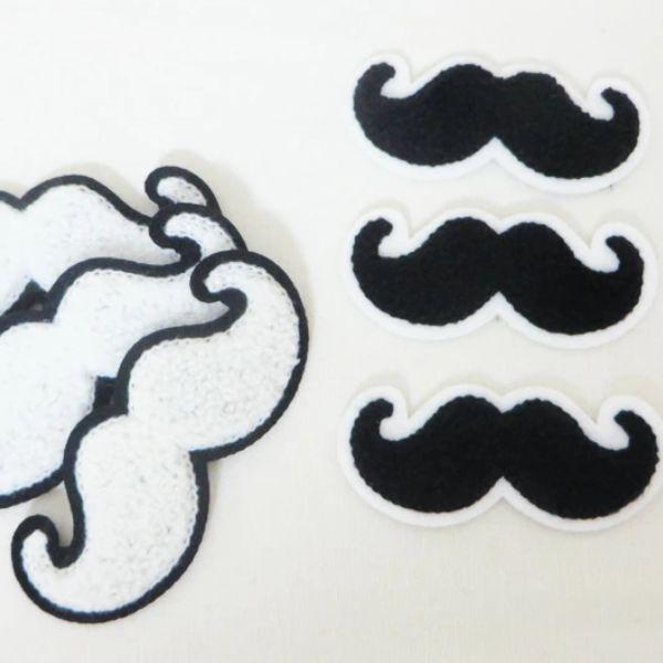 ワッペン )ヒゲ/北欧スタイルワッペン（2種類） : jd06dd160701  