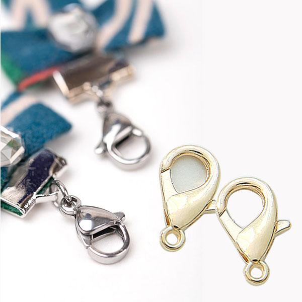 ( 基本金具 ) カニカン 6mm x 12mm (10個) │2種類+販売単位：10個+販売サイズ：6mm x 12mm+素材：金属