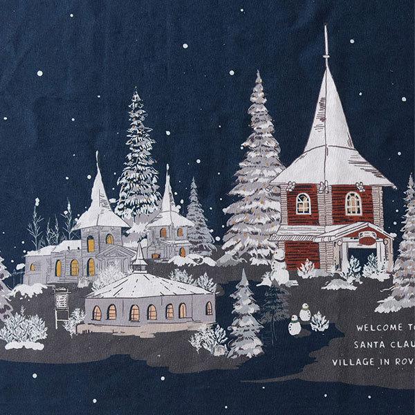 リネン Welcom To Santa Village ウェルカムトゥーサンタビレッジ リネン 世界を旅する 商用利用可 Ja01ns ネスホーム 通販 Yahoo ショッピング