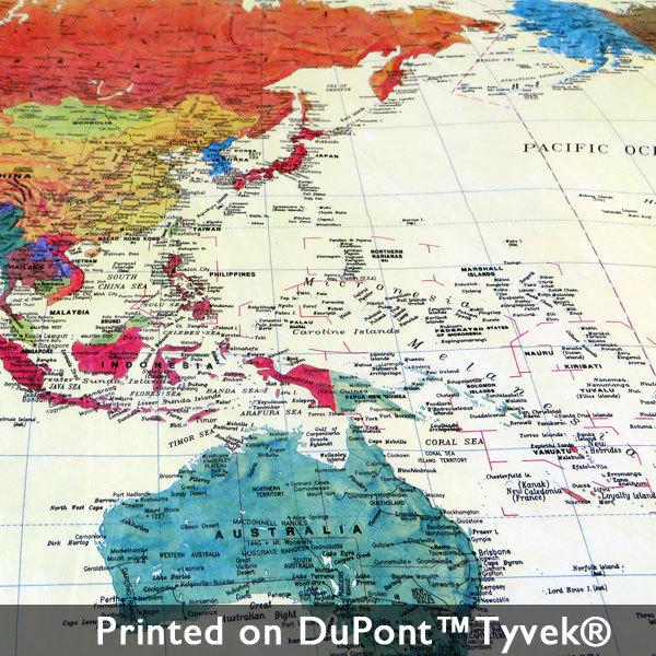 Printed On Dupont Tm Tyvek R 世界地図 デュポン Tm タイベック R に印刷しました 手芸 手芸用品 商用利用可 Jb03cn ネスホーム 通販 Yahoo ショッピング