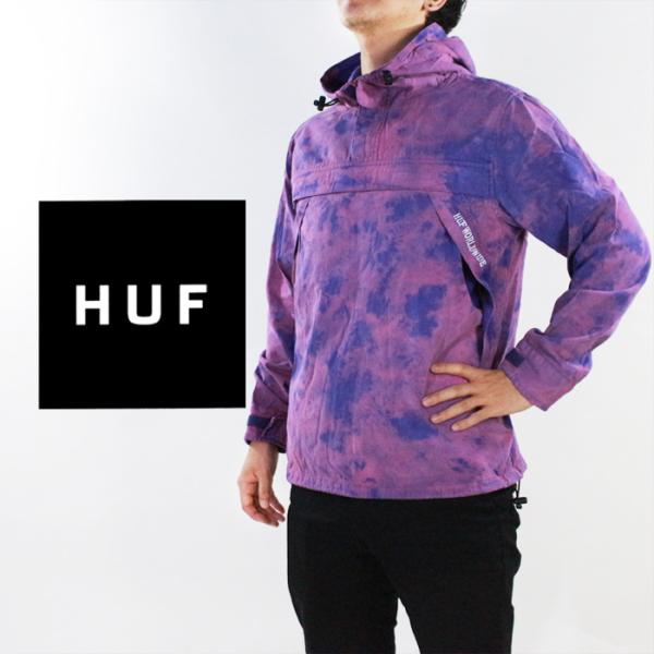 HUF フード付きウィンドブレーカー Mサイズ 黒 HUF フード付きウィンドブレーカー Mサイズ 黒 ユニセックス