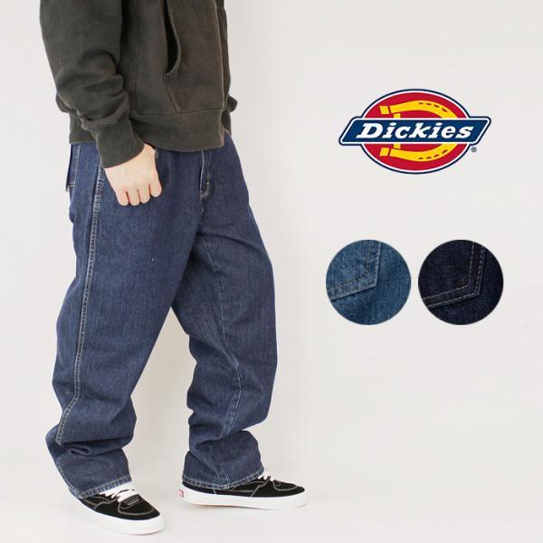 ディッキーズ ワークパンツ チノパン Dickies RELAXED STRAIGHT FIT 5-POCKET DENIM JEANS 13293 Rinsed Indigo Blue StoneWashedIndigoBlue オリジナルフィット