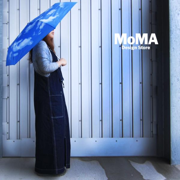 MoMA モマ 青空 折りたたみ傘 MoMA Sky Lite Umbrella #88576 ティ