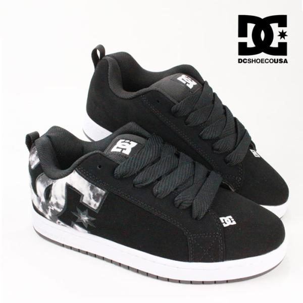 [新品] ディーシーシューズ　DC SHOES スニーカー　サイズ27 ブラック DC SHOES ディーシー スケートシューズ COURT GRAFFIK M レザー NO46