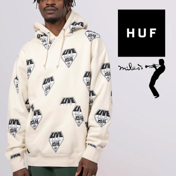 HUF ハフ マイルスデイビス パーカー MILES DAVIS IN CONCERT