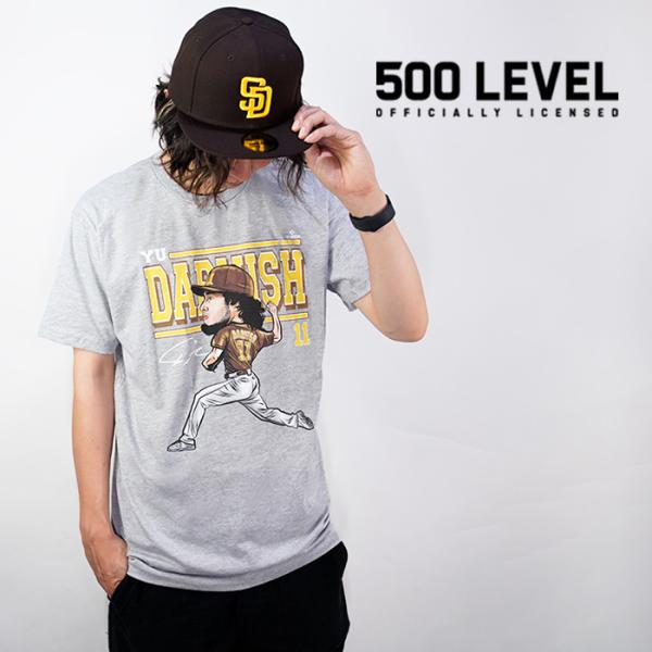 500 レベル Tシャツ LEVEL YU DARVISH CARTOON TEE A-C-BNLCHGR
