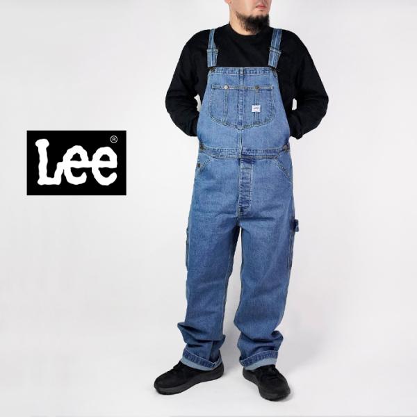 Lee 黒 デニム オーバーオール ≪Lee別注≫デニムサロペット（オールインワン・サロペット