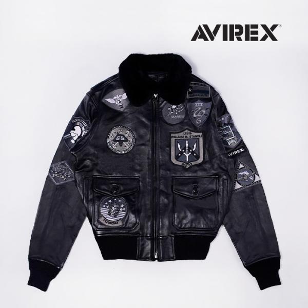 【☆カッコよさの頂点☆】AVIREX フライトジャケット XL 黒 超激レア！ nest001_24avx50003