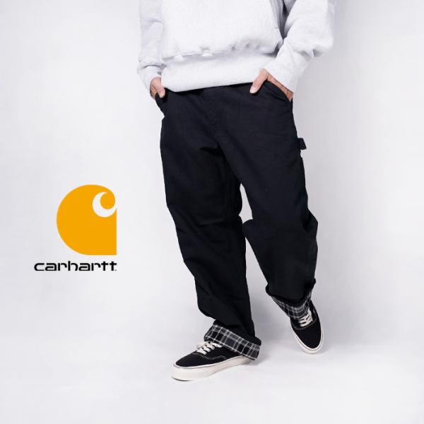 Carhartt ブラック ワークパンツ 即日発送】 Carhartt カーハート ツイル ワークパンツ サイド