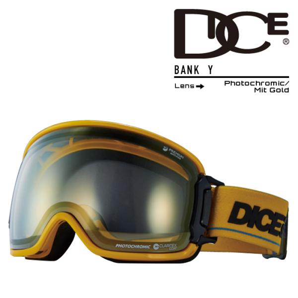 ダイス　DICE BK35194 ゴーグル　送料込み DICE 2024 ダイス BANK バンク スノーボード ゴーグル BK35194