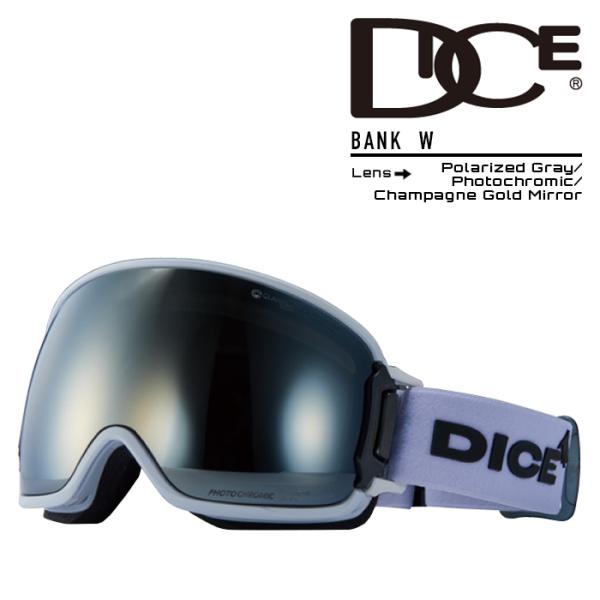 DICE（ダイス） [日本正規品]スノーボード ゴーグル バンク 2024 DICE