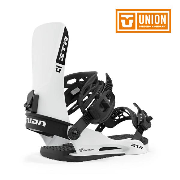 23-24 UNION STR ビンディング ホワイト メンズ Mサイズ UNION BINDING [日本正規品]スノーボード ビンディング ユニオン STR
