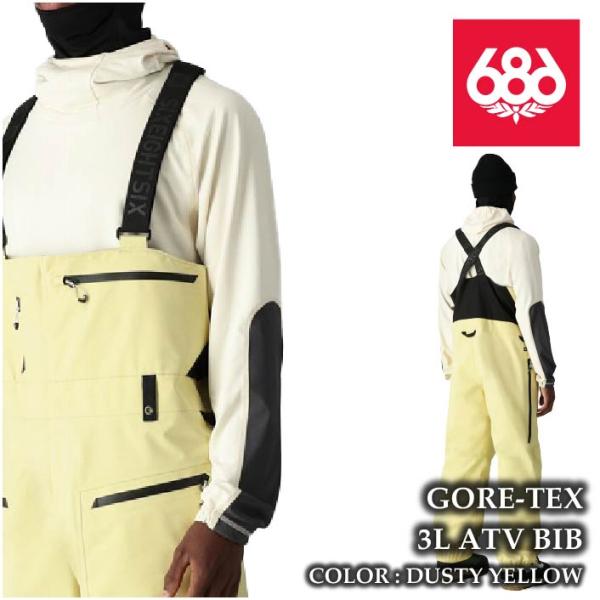 スノーボードビブパンツ 686 メンズ GORE-TEX スノーボードウェア ビブパンツ スノー