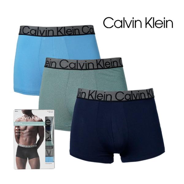 カルバンクライン   ボクサーパンツ 3P TRUNK✖️2 COTTON STRETCH 3PK TRUNK 2662G YKS ボクサーパンツ トランクス
