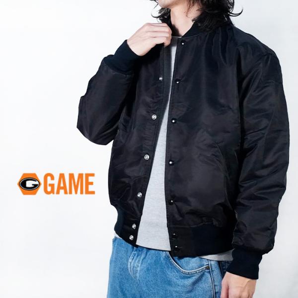 GAME SPORTSWEAR（ゲームスポーツウェア） サテンジャケット Game