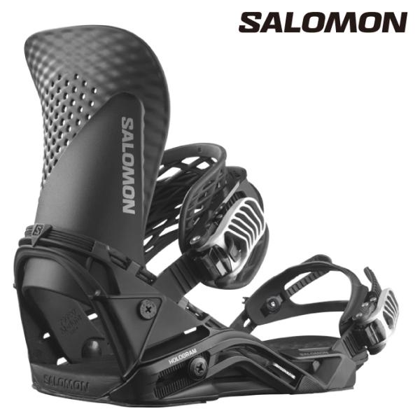美品　SALOMON HOLOGRAM ブラック M ビンディング SALOMON（サロモン） スノーボード バインディング ビンディング
