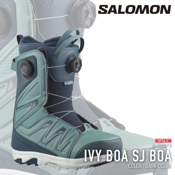 SALOMON スノーボード ブーツ サロモン IVY BOA SJ Dark Ocean
