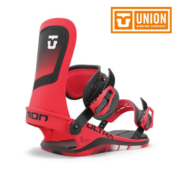 UNION ULTRA スノーボードビンディング　レッド×ブラック nest001_25uni00238