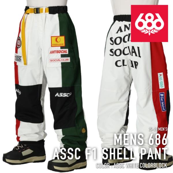 スノーボード パンツ　ホワイト セットアイテム対象 6KNOT シックスノット スノーボード ウェア