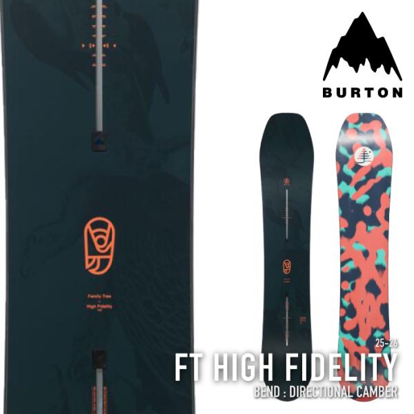 BURTON [日本正規品] スノーボード 板 バートン FT HIGH FIDELITY ハイ