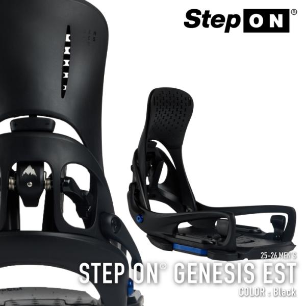 Burton Step On Genesis EST ビンディング M ブラック BURTON [日本正規品] スノーボード ビンディング バートン MEN'S
