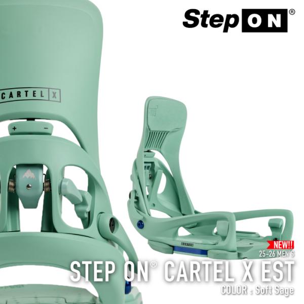 25-26 BURTON STEPON CARTEL X EST Mサイズ 新品 burton-step-on-cartel-x-est-