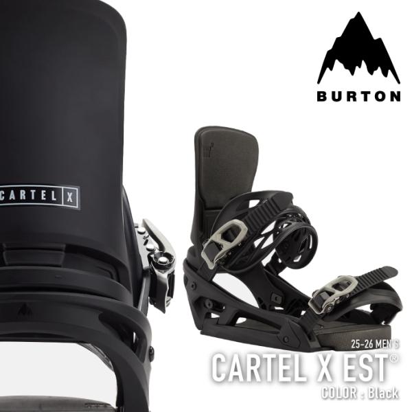 BURTON cartel x est MNS M 黒 バートン ビンディング Amazon | Burton メンズ Cartel X EST スノーボードビンディング