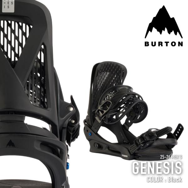Burton GENESIS ビンディング ブラック M Amazon | Burton メンズ Genesis EST スノーボードビンディング