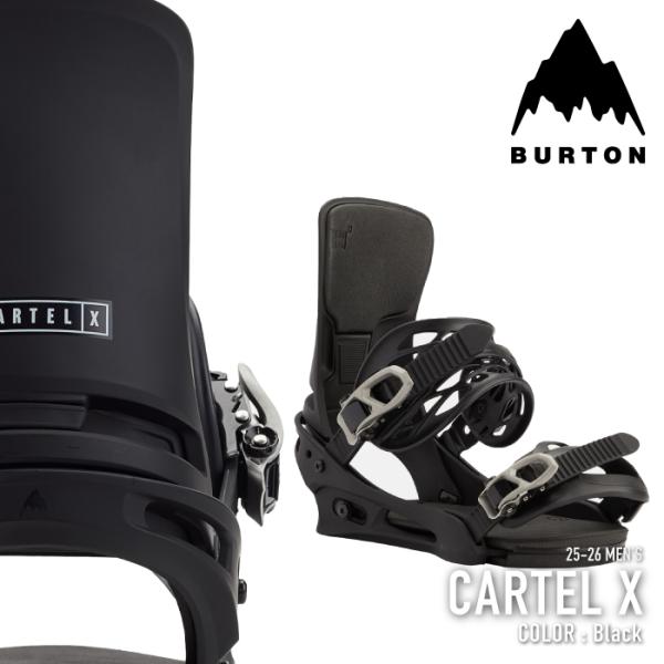 Burton スノーボード ビンディング カーテル　ブラック　バートン BURTON 日本正規品 スノーボード ビンディング バートン MEN'S