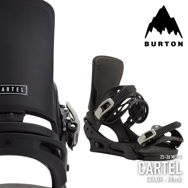 BURTON カーテル スノーボード ビンディング ブラック BURTON 日本正規品 スノーボード ビンディング バートン MEN'S