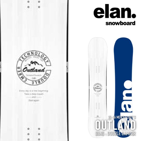 elan. エラン OUTLAND アウトランド　白頭鷲スノーボードセット151 elan（エラン） 日本正規品 スノーボード 板 ELAN OUTLAND White