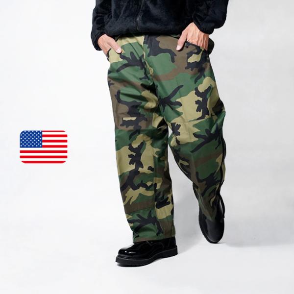 オーバーパンツ GI ECWCS LEVEL5 GORE-TEX OVER PANTS エクワックス ゴアテックス 迷彩 ミリタリー カモフラージュ カモフラ パンツ ズボン メンズ 男性