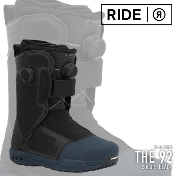 RIDE 92 スノーボードブーツ 26cm RIDE 日本正規品 スノーボード ブーツ ライド THE 92 Black