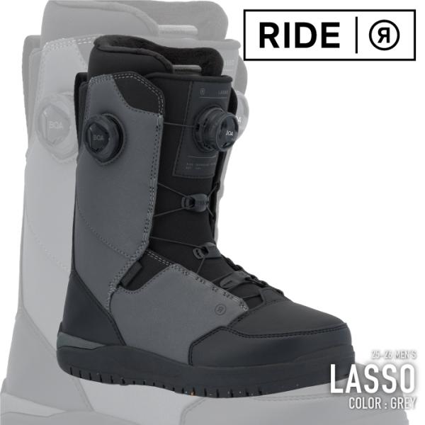 RIDE（ライド） 日本正規品 スノーボード ブーツ RIDE LASSO Grey