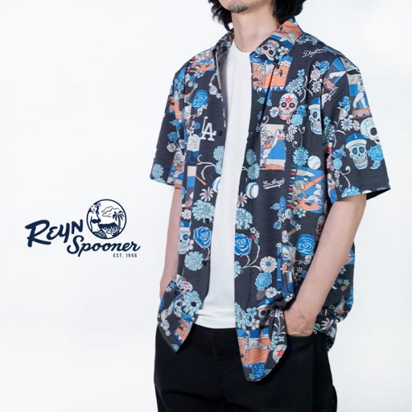reyn spooner（レインスプーナー） MLBコラボ アロハシャツ Reyn
