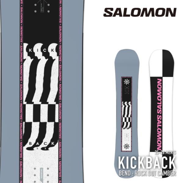 SALOMON（サロモン） 日本正規品 スノーボード 板 SALOMON KICKBACK