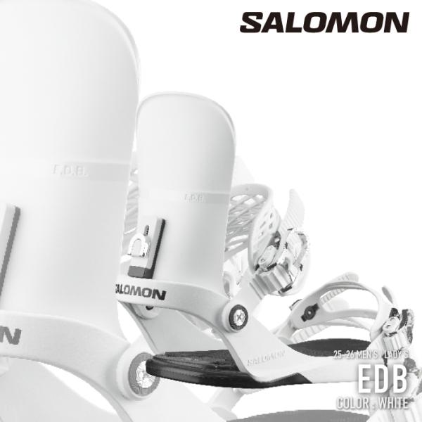 Salomon スノーボードビンディング ホワイト 破損あり Salomon スノーボードビンディング ホワイト 破損あり Salomon
