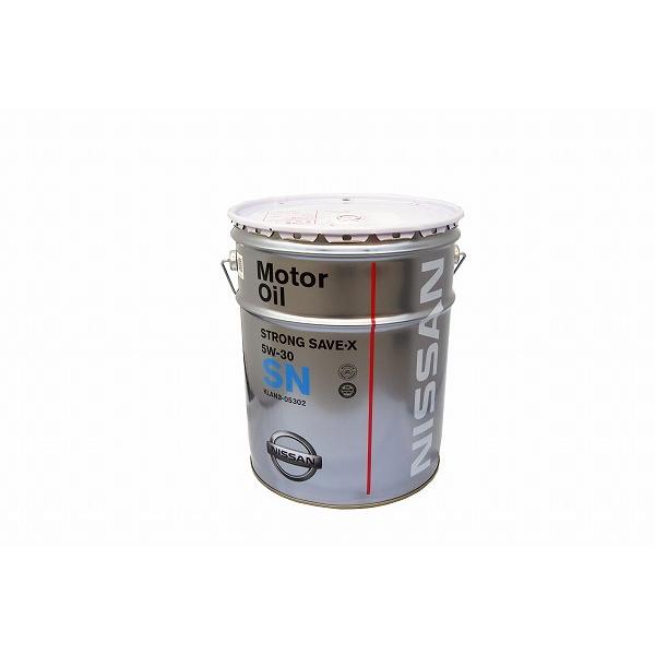 ○日産純正オイル SNストロングセーブ・X 5W-30 20L(ペール缶) : NET
