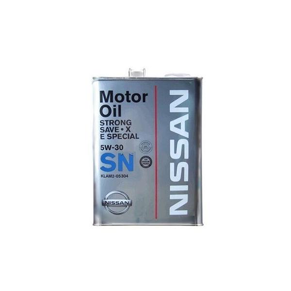 ○日産純正オイル SNストロングセーブ・X Eスペシャル 5W-30 4L : NET