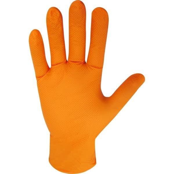 【特長】●耐油・耐薬性能のあるニトリルゴム素材の薄手袋です。●作業に適した厚みと耐久性を備え、素手感覚で作業できます。●伸縮性がありピッタリフィット。●ダイヤモンド形状でグリップ力がバツグン。【サイズ】●LLサイズ●全長：24cm●中指長さ...