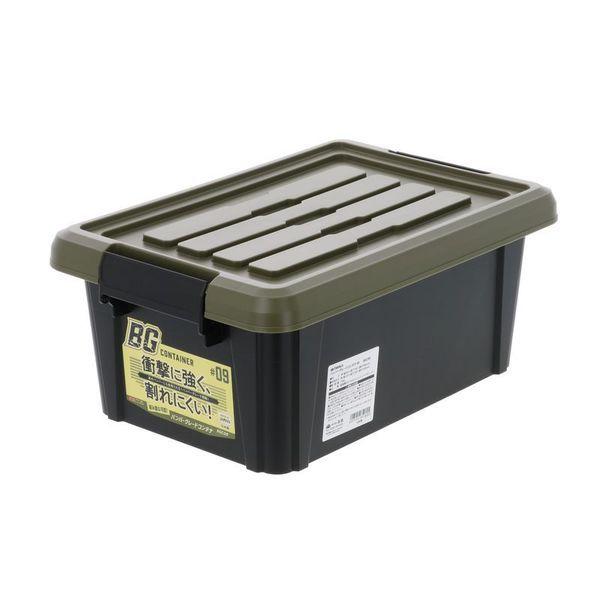 【特長】●車のバンパーにも使用される「バンパーグレード樹脂」を使用。●衝撃に強く、割れにくいコンテナボックス。●スタッキング（積み重ね）可能。安心の日本製。●工具や大工道具の収納、アウトドア、キャンプなどにおすすめです。【仕様】●外寸：約幅...